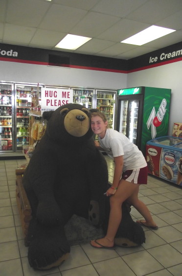 Caitlyn with Bear