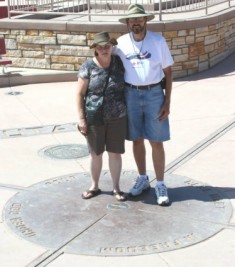 Becky & Gary Standing at the 4 Corners