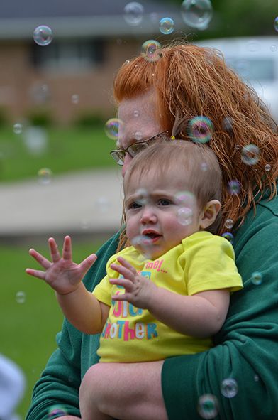 Mother & Child at Bubble Time
