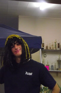 Augie with Wig and Make-up