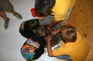 Children Making Bricks