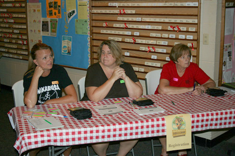 Angela, Renee & Roberta at Registration Table